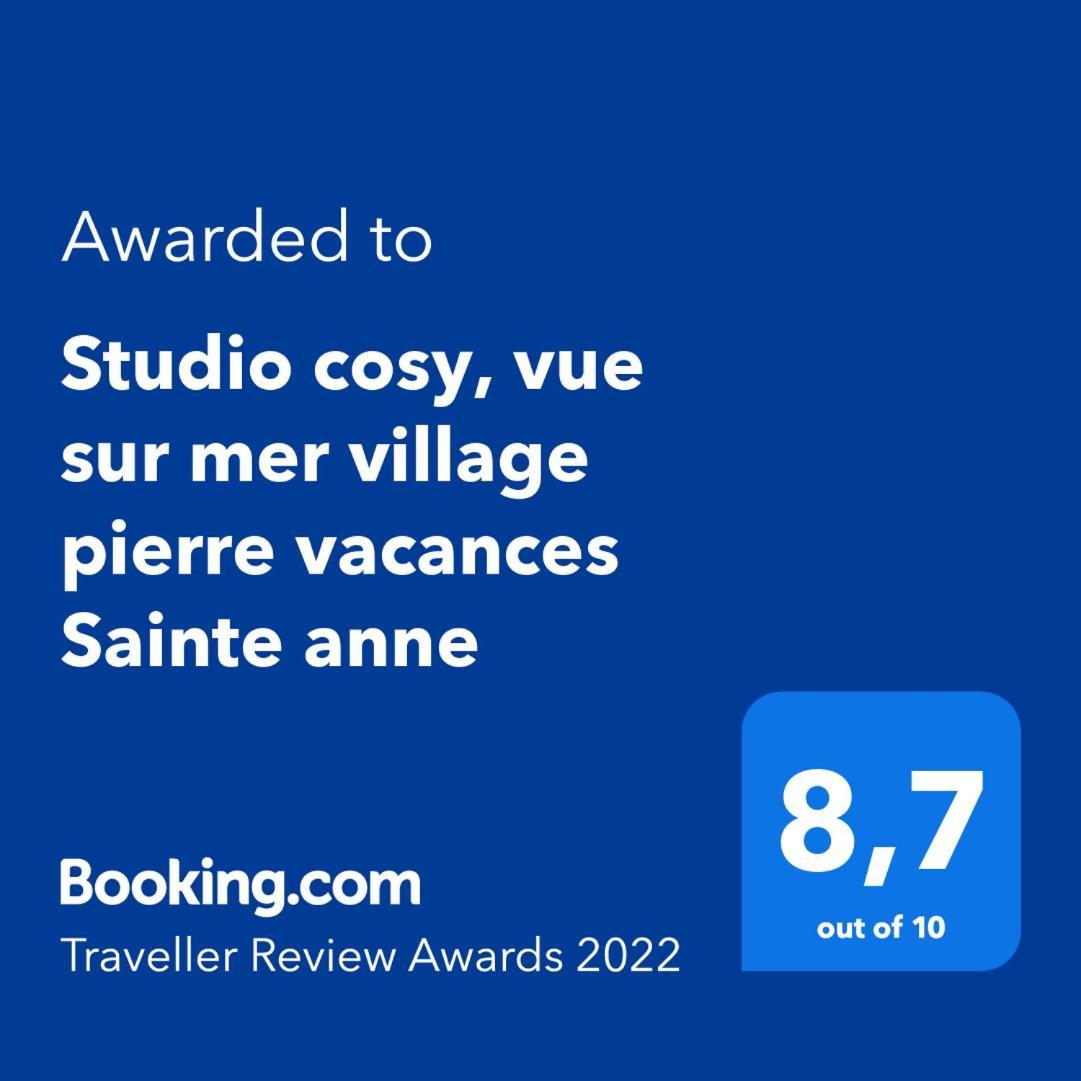Studio Cosy, Vue Sur Mer Villages Vacances Sainte Anne Cheques Vacances Acceptes Cameră foto